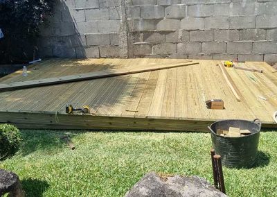 Construcción de pérgola de madera en Pontevedra